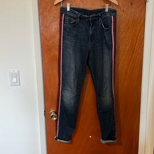 MOTHER High-waisted Looker in Here Kitty, Kitty Glitter Racer
Size 29